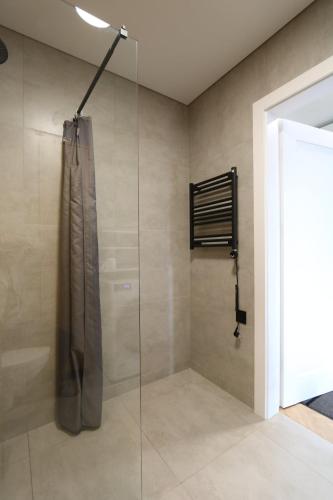 Un baño de For Two or Solo New Loggia Parking Wi-Fi