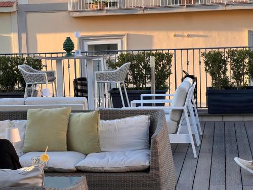 Balkón nebo terasa v ubytování Hotel Sorrento City