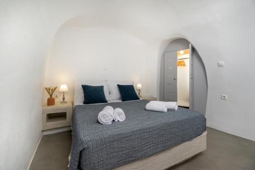 Postel nebo postele na pokoji v ubytování Messavόli Residences