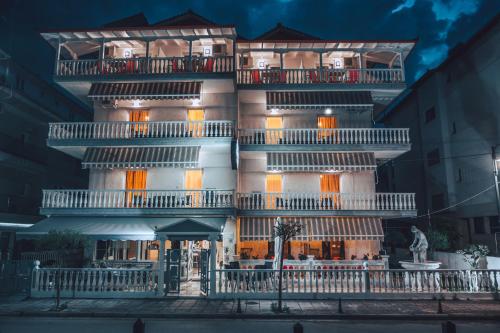 Balkón alebo terasa v ubytovaní Hotel Kostas