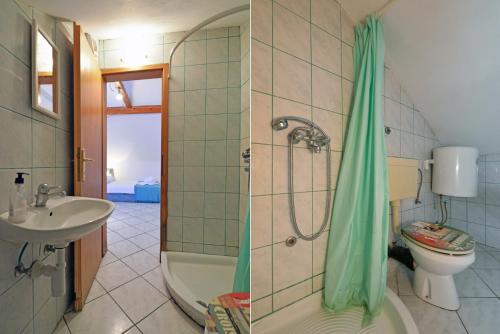 Koupelna v ubytování Apartman Mana, Murter