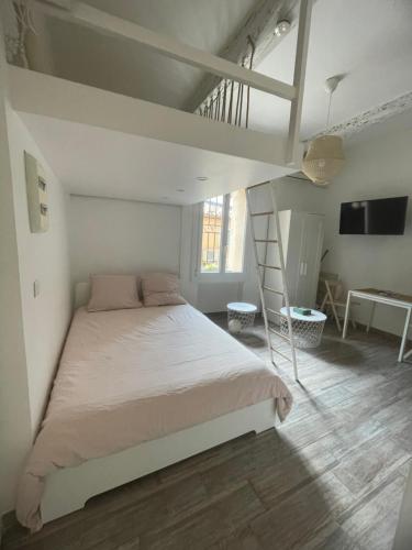 Studio vieil Antibes et mezzanine proche de la mer