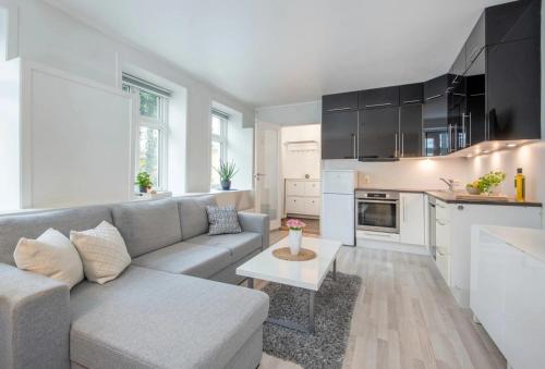 Η κουζίνα ή μικρή κουζίνα στο Apartment in the Heart of Ålesund