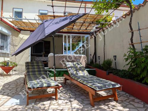 Patio nebo venkovní prostory v ubytování Holiday House Julija