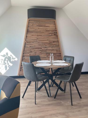 Χώρος καθιστικού στο appartement des mésanges