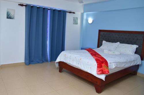 Cama o camas de una habitación en Ensenada Resort