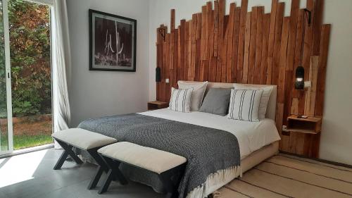 Postel nebo postele na pokoji v ubytování Villa Cactus