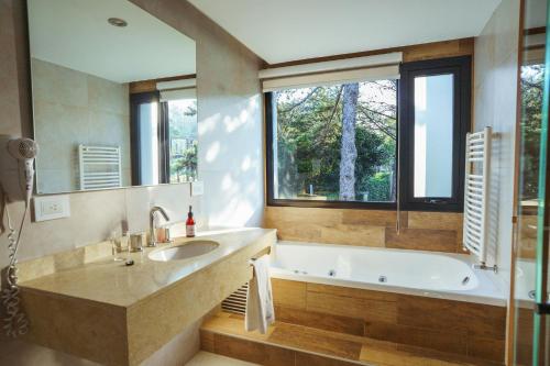 Koupelna v ubytování El Nogal Apart Hotel