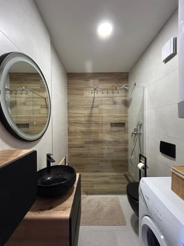 Koupelna v ubytování Apartment Holetić