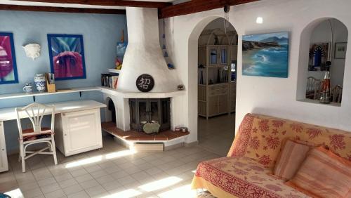 A seating area at CASA CALMA