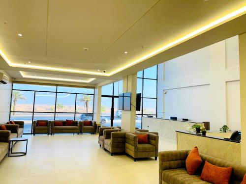 Гостиная зона в شقق كالم للشقق المخدومه 4