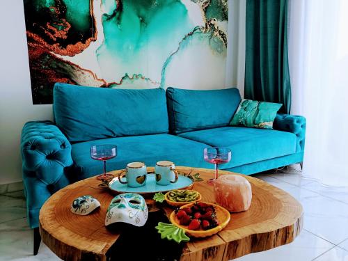 Fifty shades of blue