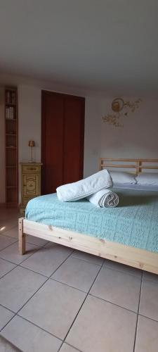 Postel nebo postele na pokoji v ubytování Cozy Place - Mansarda accogliente