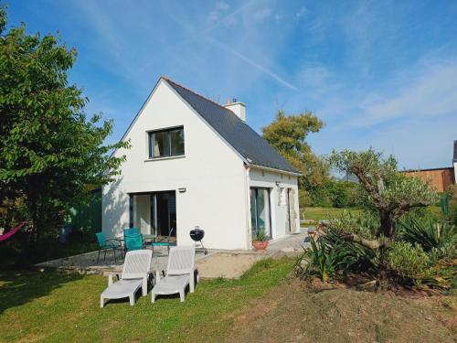 Maison de vacances 4 Pers avec jardin privatif à 1km PLAGE Lines et 300m de la mer de Gâvres - AR PIL JADUR