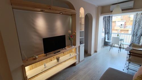 Een TV en/of entertainmentcenter bij Paradise in Benalmádena
