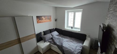 Postel nebo postele na pokoji v ubytování Apartma Minka