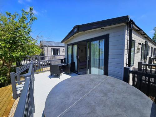 Bygningen som chaletet ligger i