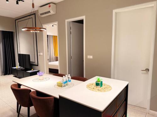 Posezení v ubytování Residensi Akson Bukit Bintang Axon nearby Pavilion TRX