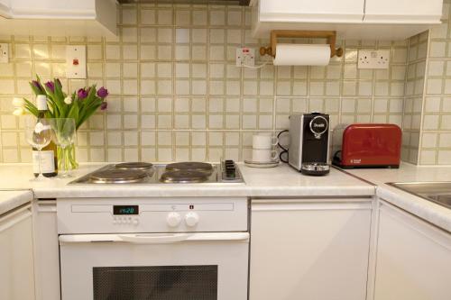 A kitchen or kitchenette at Tower Bridge Apartment