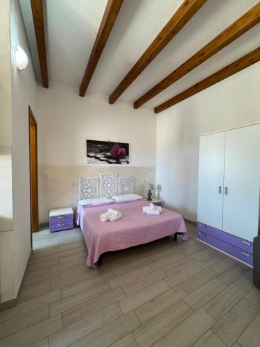 Cama o camas de una habitación en AQUAMARE San Teodoro
