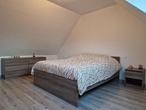 Postel nebo postele na pokoji v ubytování p'tite maison de PH