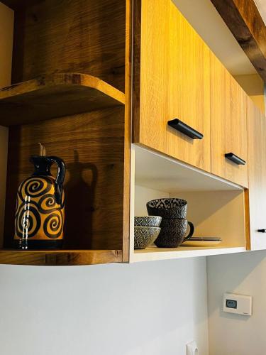 Η κουζίνα ή μικρή κουζίνα στο Guests stay Uilehoeve