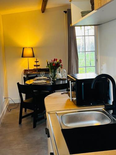 Χώρος καθιστικού στο Guests stay Uilehoeve