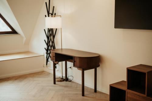 TV a/nebo společenská místnost v ubytování Boho Style Flat renovated by May 2025