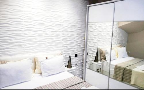 Katil atau katil-katil dalam bilik di Mehmet Ali Luxury Apartment