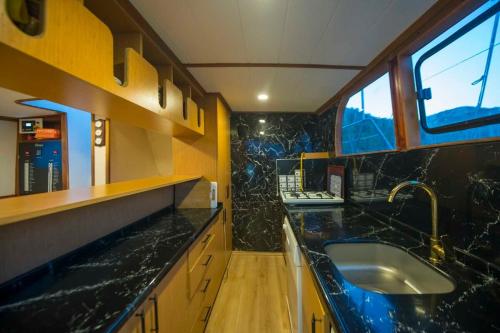 Kuchyň nebo kuchyňský kout v ubytování Gulet for rent in Göcek - 24 Mt 6 Cabins 12 Guest