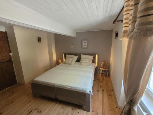 Postel nebo postele na pokoji v ubytování Gîte le Courdel