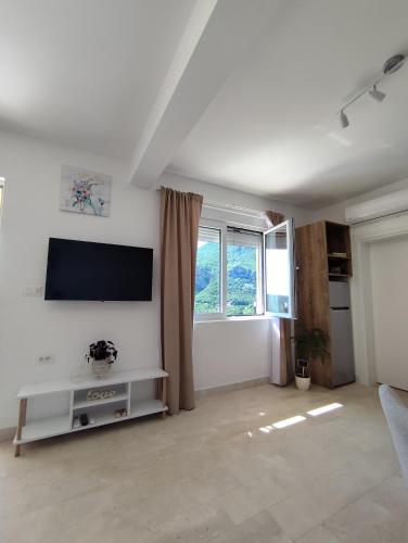 TV a/nebo společenská místnost v ubytování Holiday home N&S