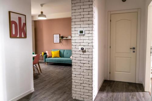 Χώρος καθιστικού στο La casa di Racky