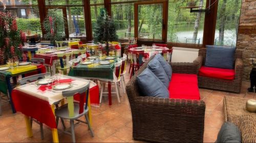 Posezení v ubytování le chalet de Lola
