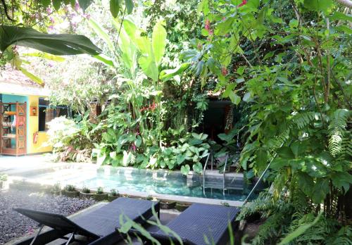 Taman di luar Orchid House