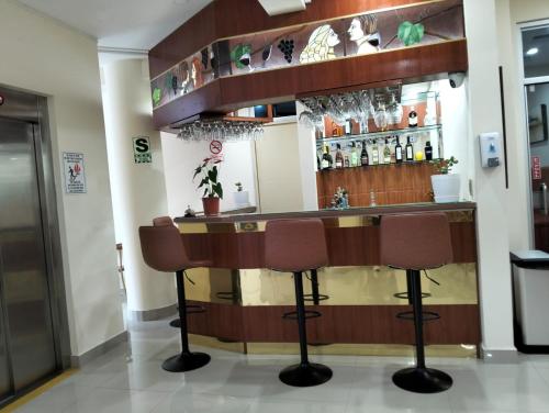 Ο χώρος του lounge ή του μπαρ στο Hotel Soul Mate Inn