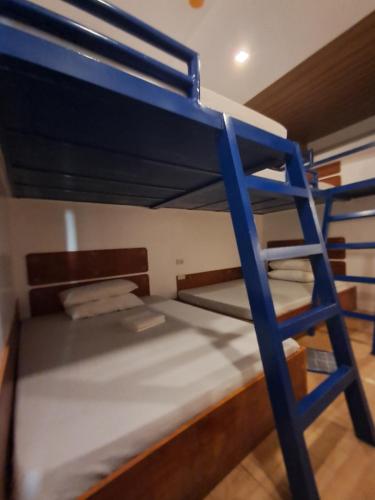 Cama o camas de una habitación en San Juan Hostel