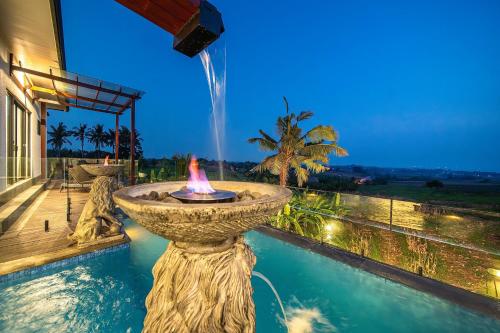 Πισίνα στο ή κοντά στο Tippo's Bali Villas