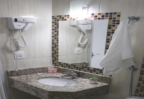 Koupelna v ubytování Hotel Dorta's