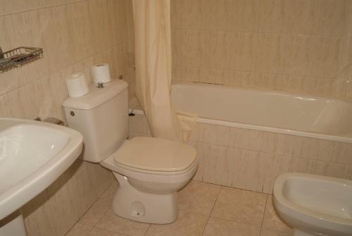 Koupelna v ubytování Hostal Hermanos Gutierrez