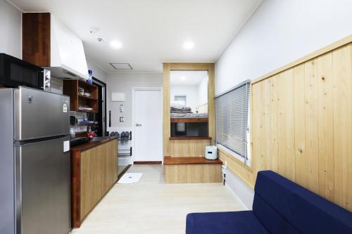 Kuchyň nebo kuchyňský kout v ubytování Hotel Ryan
