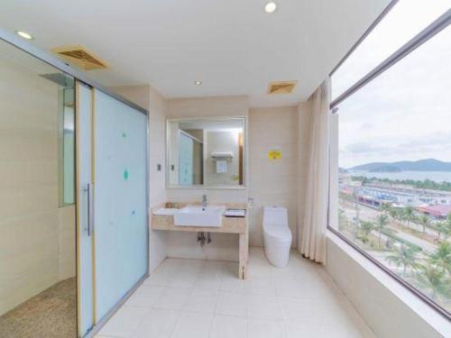 Koupelna v ubytování Galaxy Bay Resort