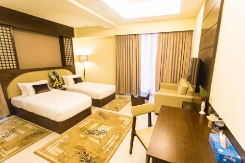 Katil atau katil-katil dalam bilik di Nordic Hotels