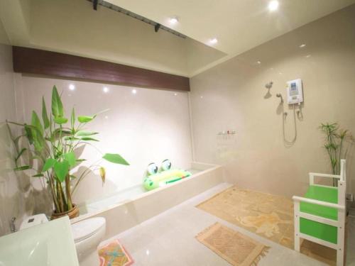 Koupelna v ubytování Banter Resort