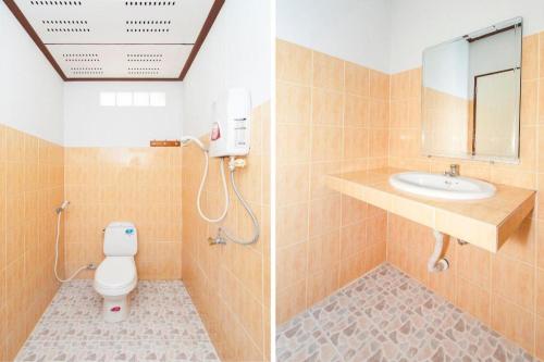 Koupelna v ubytování OYO 658 Peamsook​ Resort​