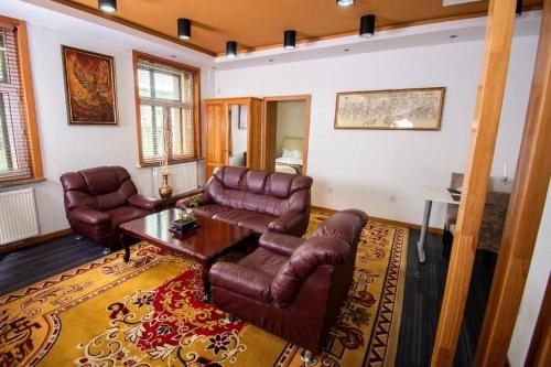 Posezení v ubytování Mika Hotel