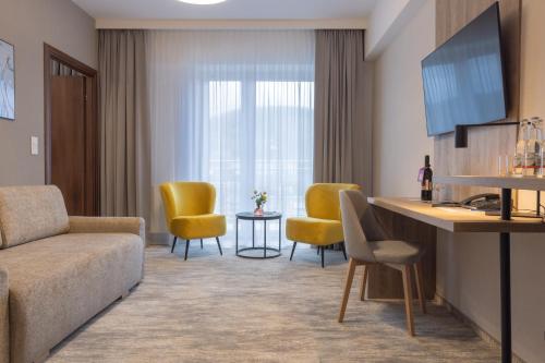 Μια τηλεόραση ή/και κέντρο ψυχαγωγίας στο Hotel Krynica Conference & SPA