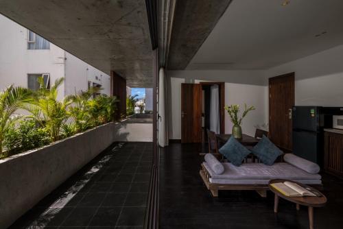 Μπαλκόνι ή βεράντα στο Thè HEM Hotel and Apartment