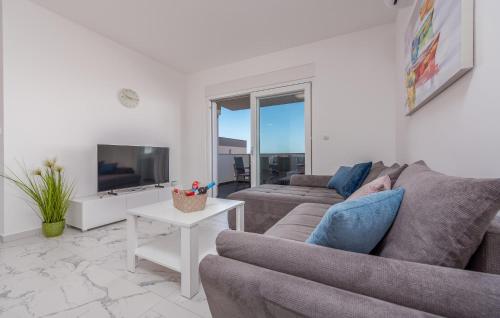 Μια τηλεόραση ή/και κέντρο ψυχαγωγίας στο Awesome Apartment In Povljana With Wifi