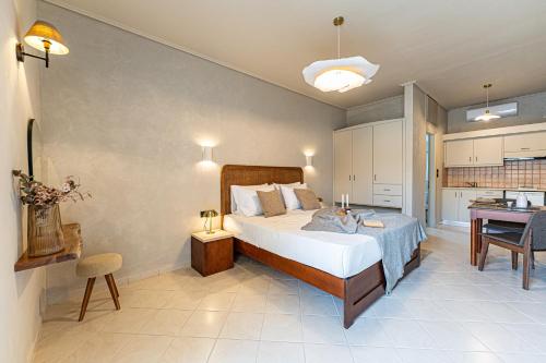 Ένα ή περισσότερα κρεβάτια σε δωμάτιο στο Joanna's Place 